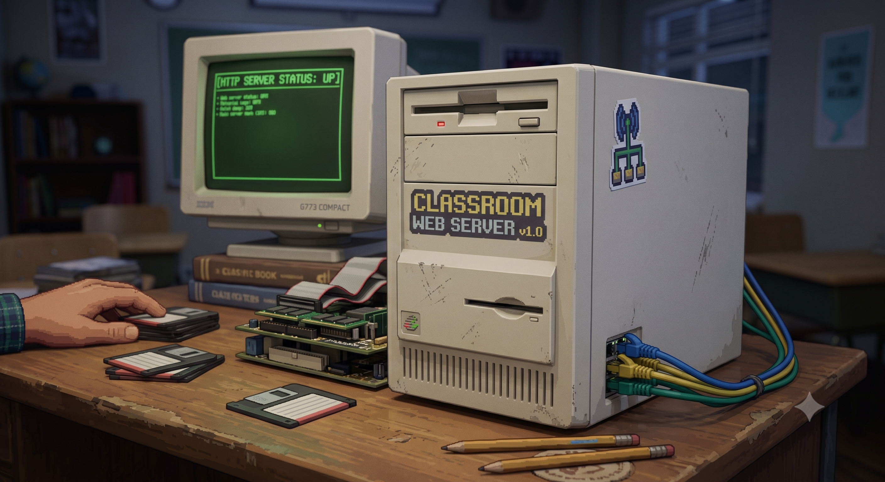 Basic Web Server pixel art