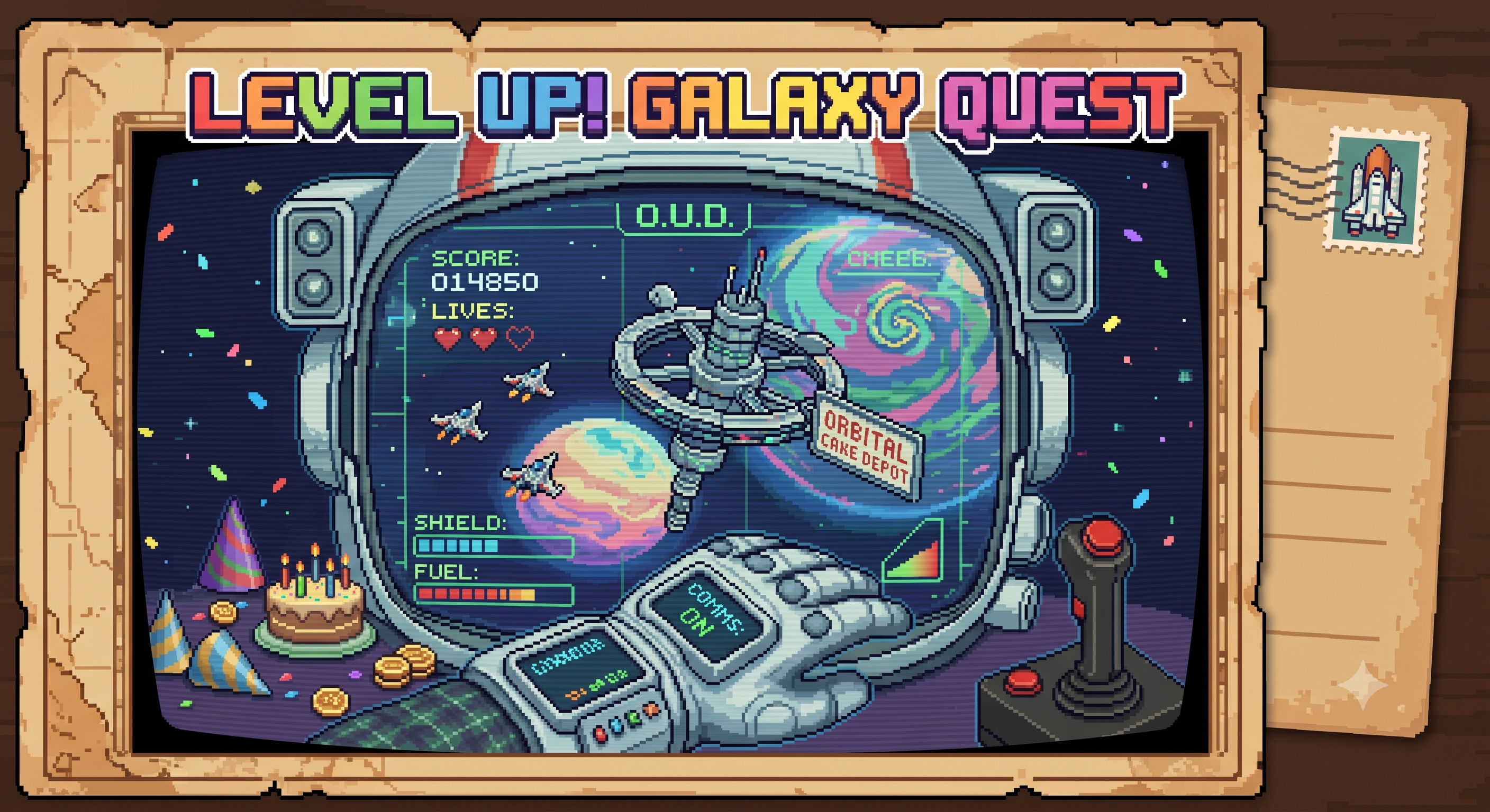Space Game pixel art
